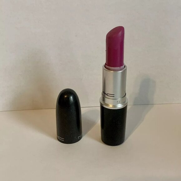 Mac Have Your Cake Pink Purple Matte Lipstick Limited Edition **USED** Rare y2k - Picture 1 of 6